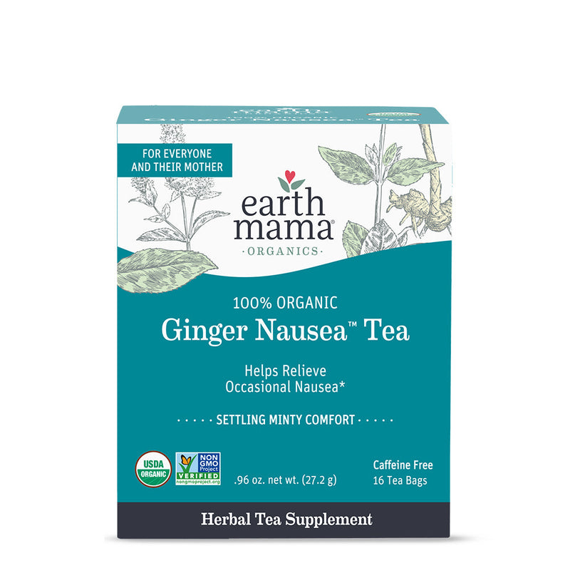 Organic Ginger Nausea Tea by Earth Mama Organics Nursing + Feeding Earth Mama Organics   
