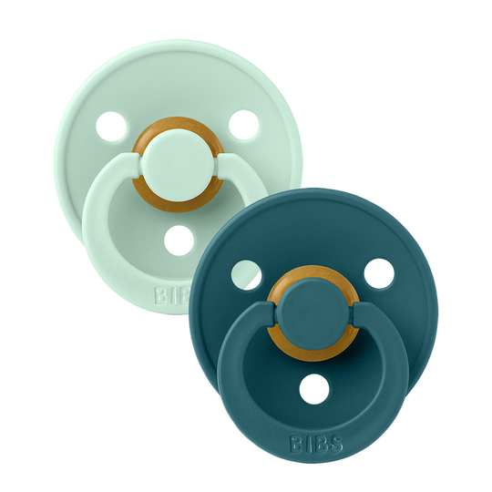Bibs Original Pacifier 2 Pack - Nordic Mint + Forest Lake