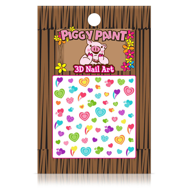 Nail Art - Hearts by Piggy Paint Accessories Piggy Paint   
