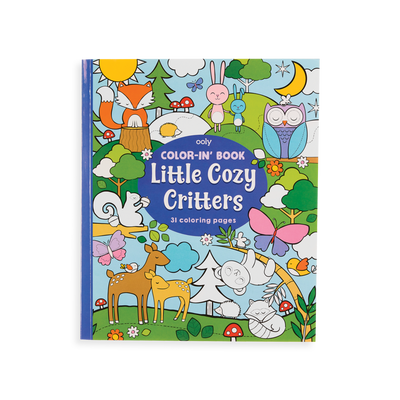 Color-in Book - Cozy Little Critters by OOLY Toys OOLY   