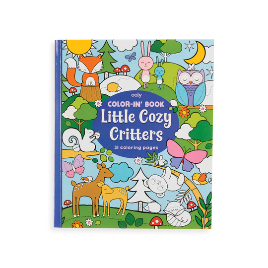 Color-in Book - Cozy Little Critters by OOLY