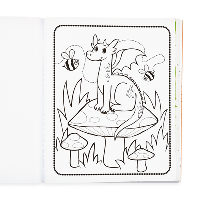 Color-in Book - Knights & Dragons by OOLY Toys OOLY   