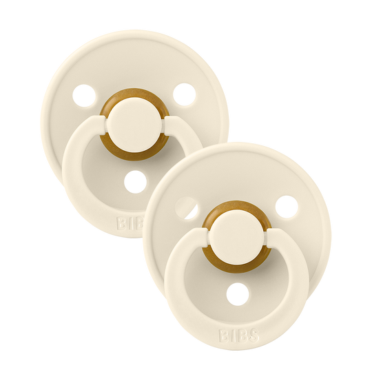Bibs Original Pacifier 2 Pack - Ivory
