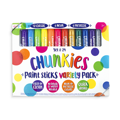 Chunkies Paint Sticks Variety Pack - Set of 24 by OOLY Toys OOLY   