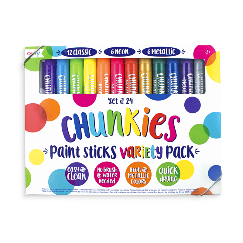 Chunkies Paint Sticks Variety Pack - Set of 24 by OOLY Toys OOLY   