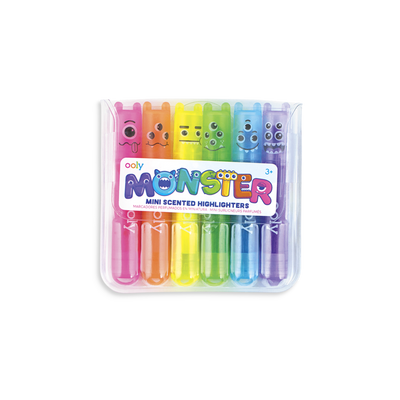 Mini Monster Scented Highlighter Markers by OOLY Toys OOLY   