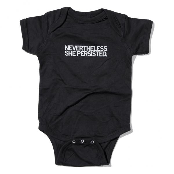 Nevertheless, She Persisted Onesie by Raygun