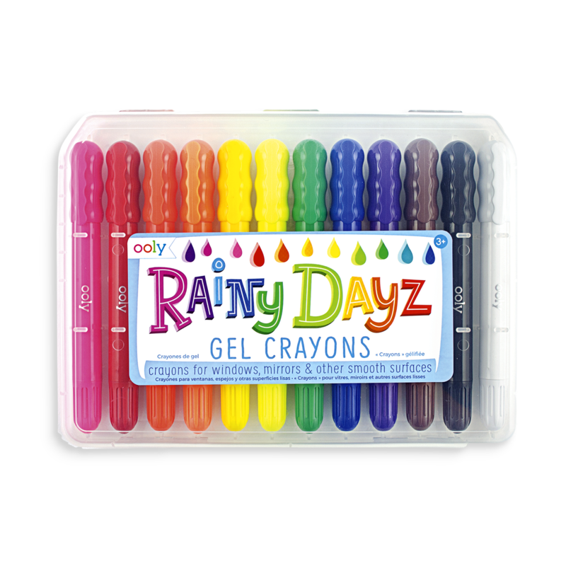 Rainy Day Gel Crayons - Set of 12 by OOLY Toys OOLY   