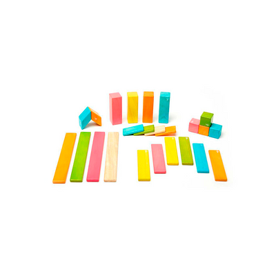 Magnetic Block Set 24 Pc Set - Tints by Tegu Toys Tegu   