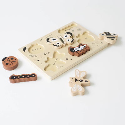 Wooden Tray Puzzle - Bugs by Wee Gallery Toys Wee Gallery   