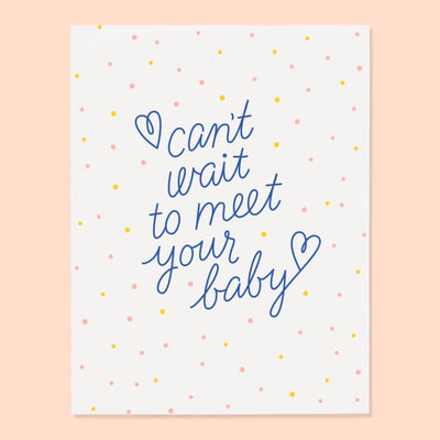 Meet Your Baby Card by The Good Twin Paper Goods + Party Supplies The Good Twin   