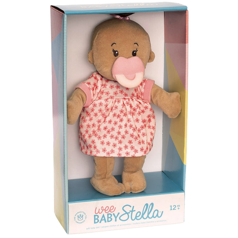 Wee Baby Stella Doll - Beige with Brown Hair by Manhattan Toy Toys Manhattan Toy   