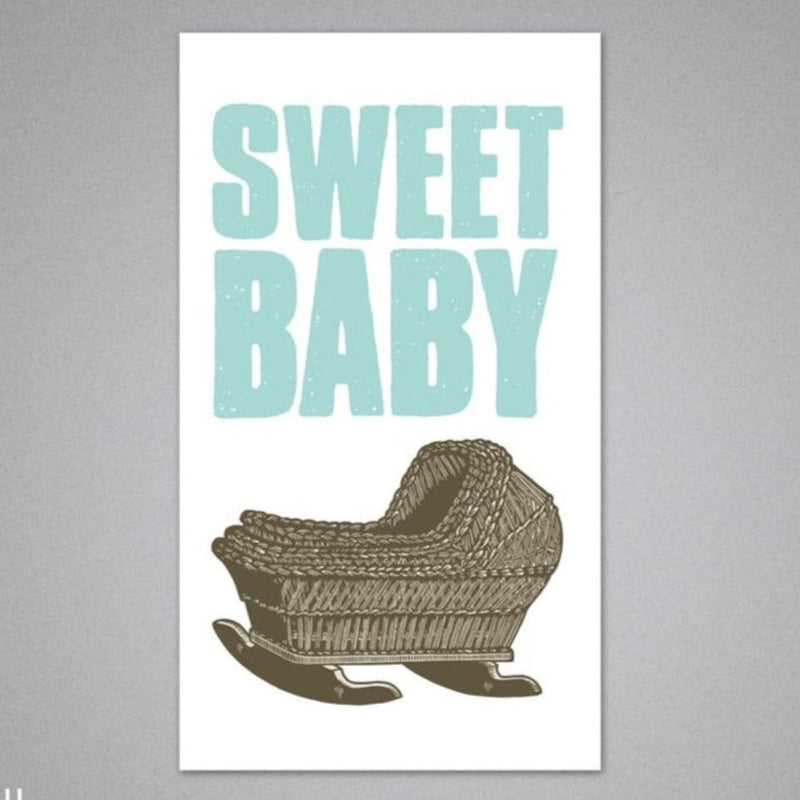 Sweet Baby Enclosure Card by Breathless Paper Co. Paper Goods + Party Supplies Breathless Paper Co.   