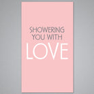 Showering You With Love Enclosure Card by Breathless Paper Co. Paper Goods + Party Supplies Breathless Paper Co.   