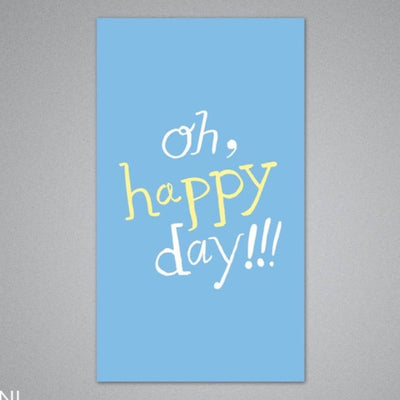 Oh Happy Day Enclosure Card by Breathless Paper Co. Paper Goods + Party Supplies Breathless Paper Co.   