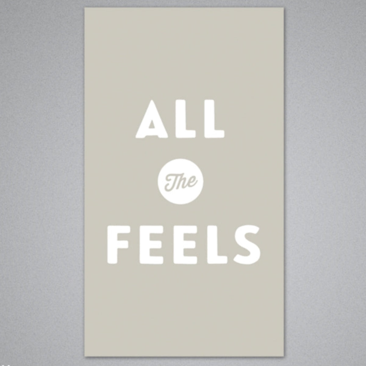 All the Feels Enclosure Card by Breathless Paper Co. Paper Goods + Party Supplies Breathless Paper Co.   