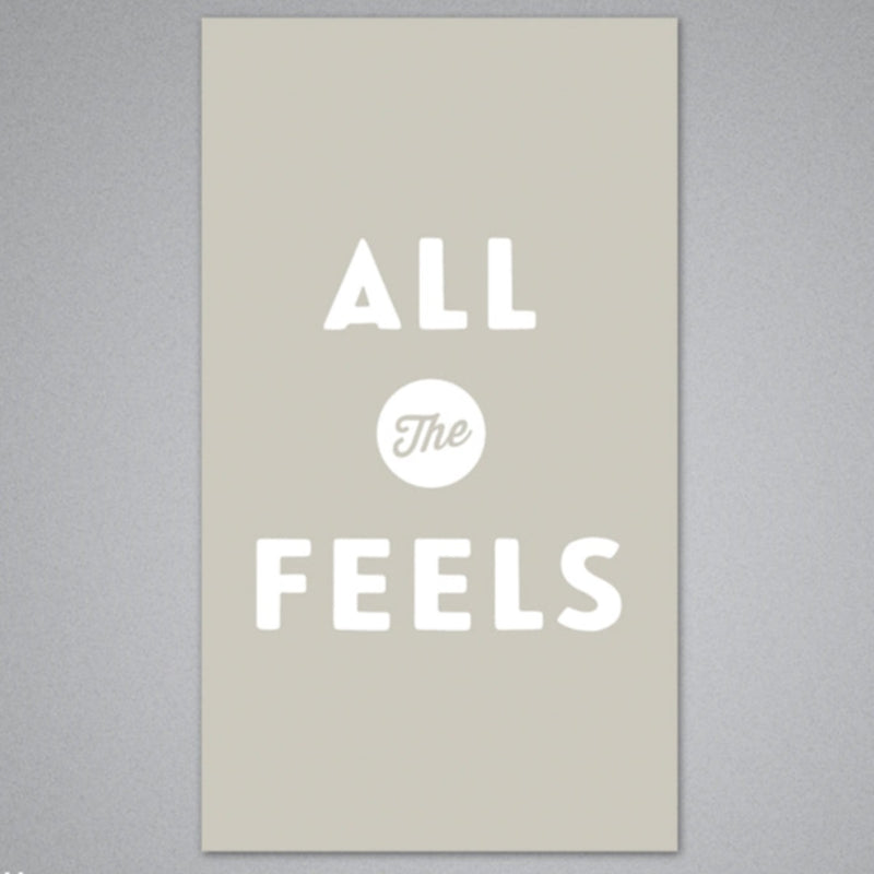 All the Feels Enclosure Card by Breathless Paper Co. Paper Goods + Party Supplies Breathless Paper Co.   