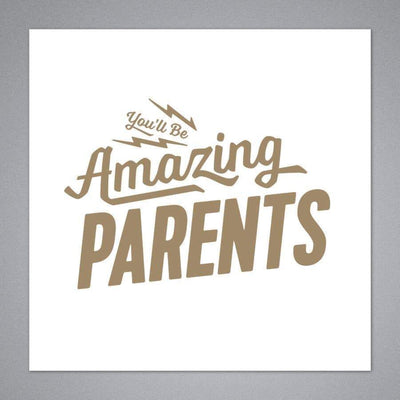 You'll Be Amazing Parents Card by Breathless Paper Co. Paper Goods + Party Supplies Breathless Paper Co.   