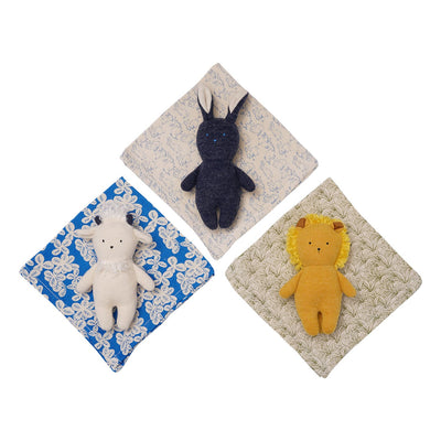 Bunny Rattle + Burp Cloth by Manhattan Toy Toys Manhattan Toy   