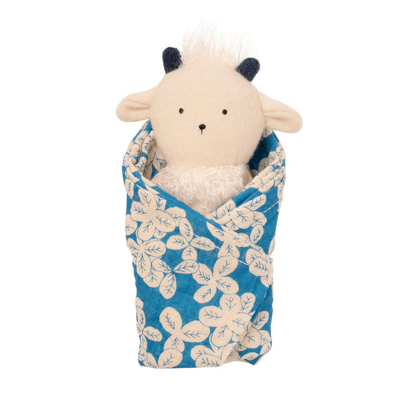 Goat Rattle + Burp Cloth by Manhattan Toy Toys Manhattan Toy   