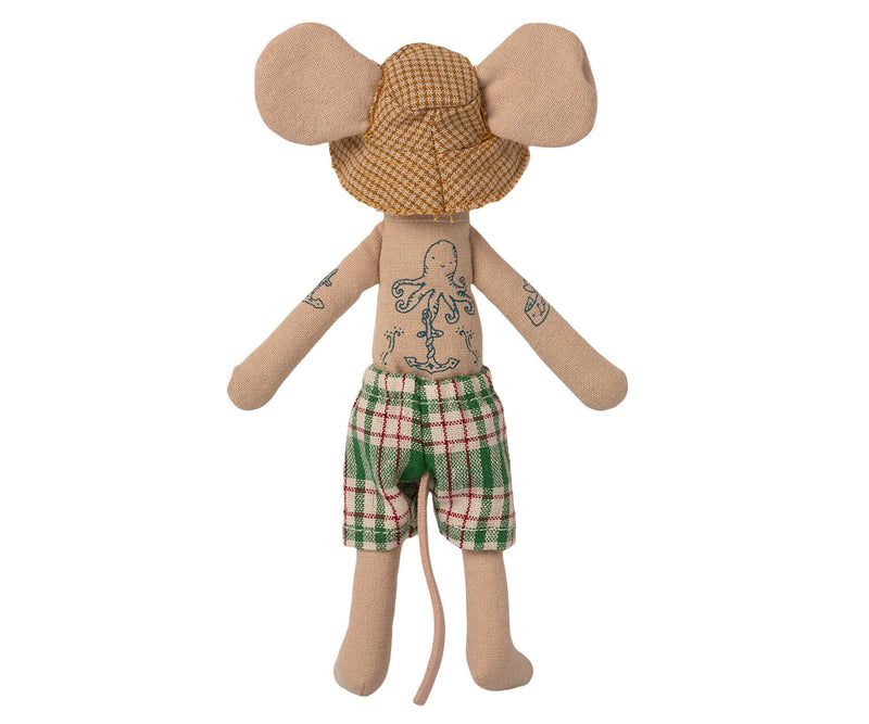 Beach Mouse - Dad in Cabin by Maileg Toys Maileg   