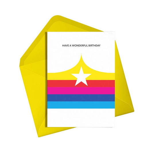 Wonderful Birthday Card by Alphablots