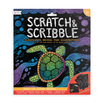 Scratch & Scribble - Ocean Life by OOLY Toys OOLY   