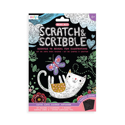 Mini Scratch & Scribble - Cutie Cats by OOLY Toys OOLY   