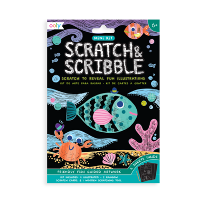 Mini Scratch & Scribble - Friendly Fish by OOLY Toys OOLY   