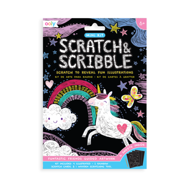 Mini Scratch & Scribble - Funtastic Friends by OOLY Toys OOLY   