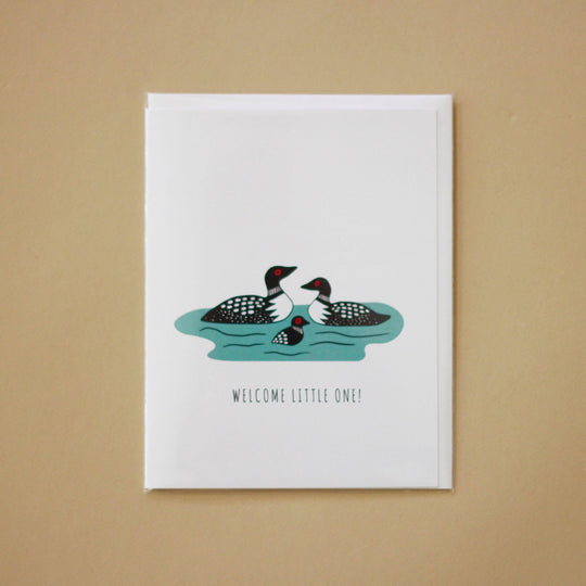 Baby Loon - Welcome Little One Card