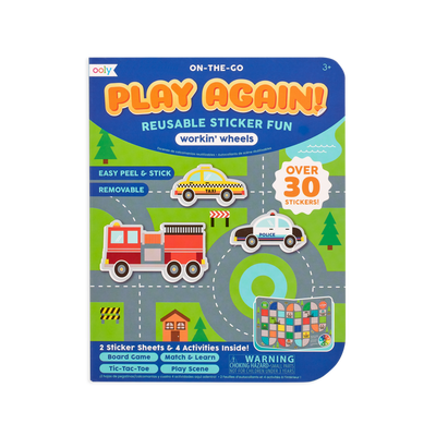 Play Again! Mini On-The-Go Activity Kit by Ooly Toys OOLY Working Wheels  