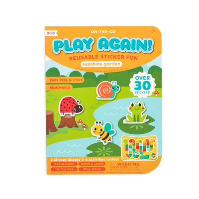 Play Again! Mini On-The-Go Activity Kit by Ooly Toys OOLY Sunshine Garden  