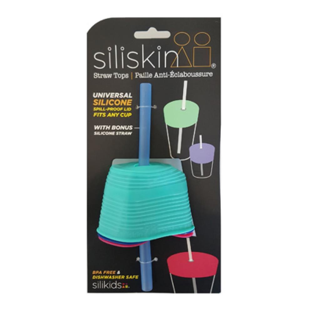 Universal Straw Tops - Sea + Berry + Cobalt by GoSili Nursing + Feeding GoSili   