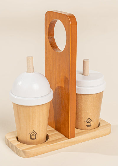 Wooden Coffee Maker Set - Seafoam & Tera by Coco Village Toys Coco Village   