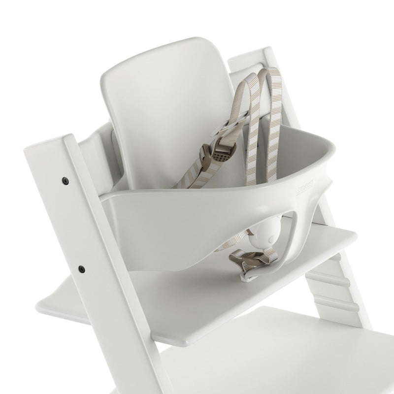Tripp Trapp Baby Set with Harness and Extended Glider by Stokke Furniture Stokke White  