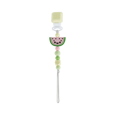 Darling Pacifier Clip - Watermelon by Loulou Lollipop Infant Care Loulou Lollipop   