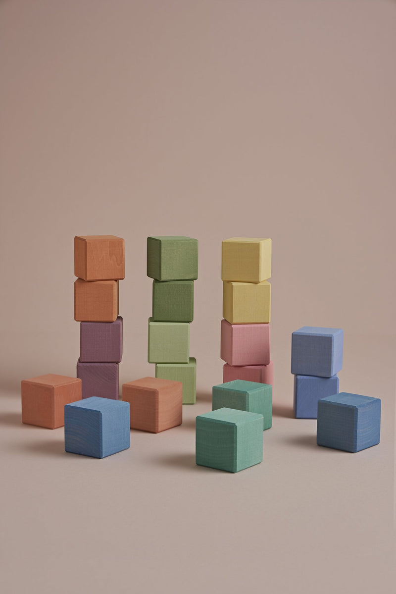 Earth Pastel Cubes Set by Raduga Grez Toys Raduga Grez   