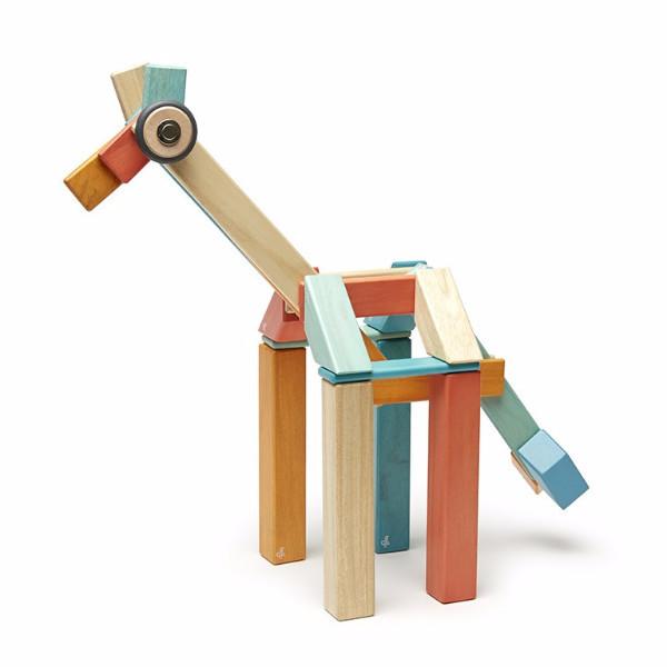 Magnetic Block Set 42 Pc Set - Sunset by Tegu Toys Tegu   