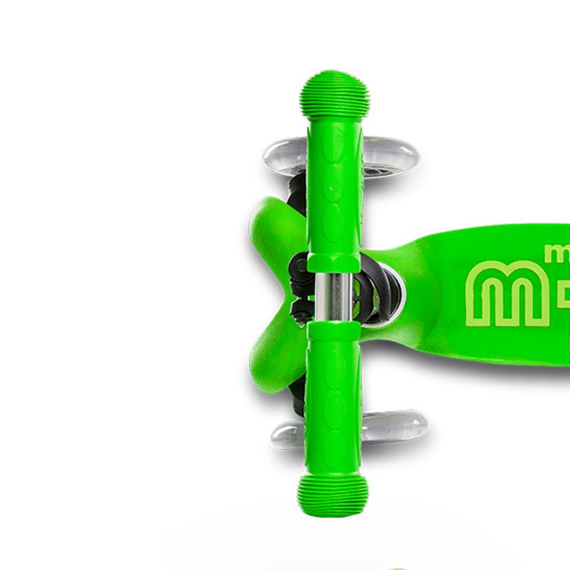 Mini Deluxe LED Scooter - Green by Micro Kickboard Toys Micro Kickboard   