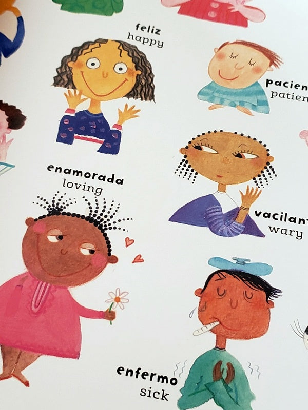 Spanish & English Words Book - Hardcover Books Putumayo World Music   