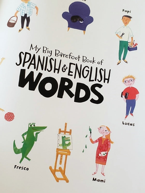 Spanish & English Words Book - Hardcover Books Putumayo World Music   