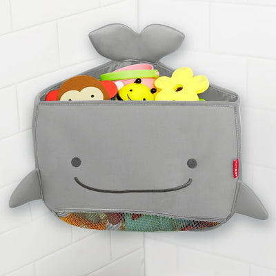 Moby Corner Bath Toy Organizer - Grey Bath + Potty Skip Hop   