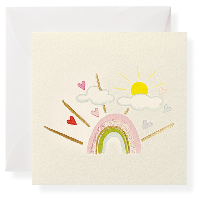 Rainbow Enclosure Card by Karen Adams Designs Paper Goods + Party Supplies Karen Adams Designs   