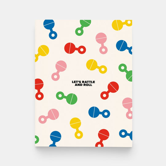 Baby Rattles Greeting Card by paper&stuff