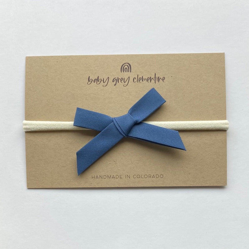 Gertie Headband - Midnight Blue by Baby Grey Clementine Accessories Baby Grey Clementine   