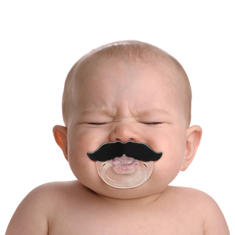 Chill Baby Mustache Pacifier by Fred + Friends Infant Care Fred + Friends   