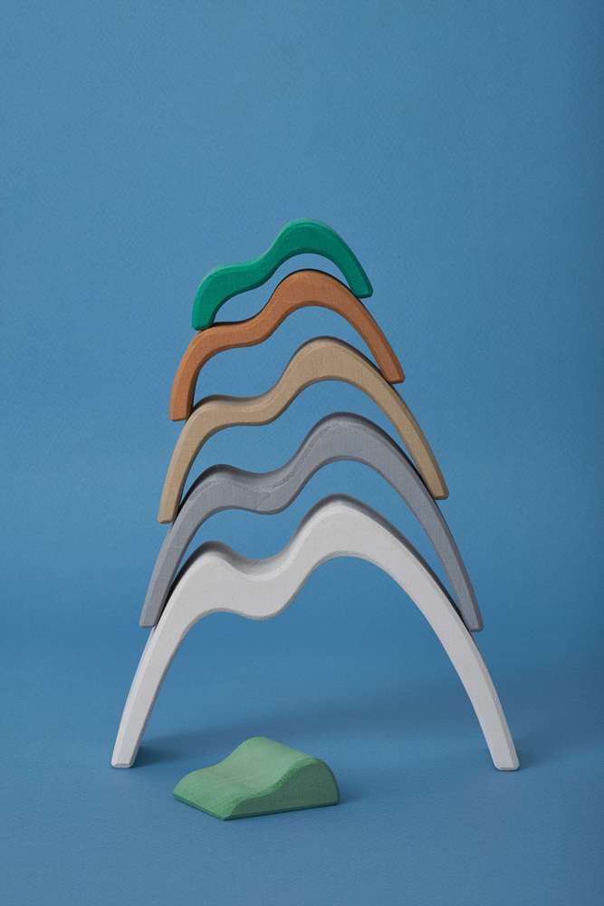 Mountains Small Arch Stacker - Color by Raduga Grez Toys Raduga Grez   