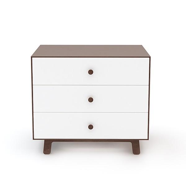 Sparrow 3 Drawer Dresser - Walnut / White by Oeuf Furniture Oeuf   
