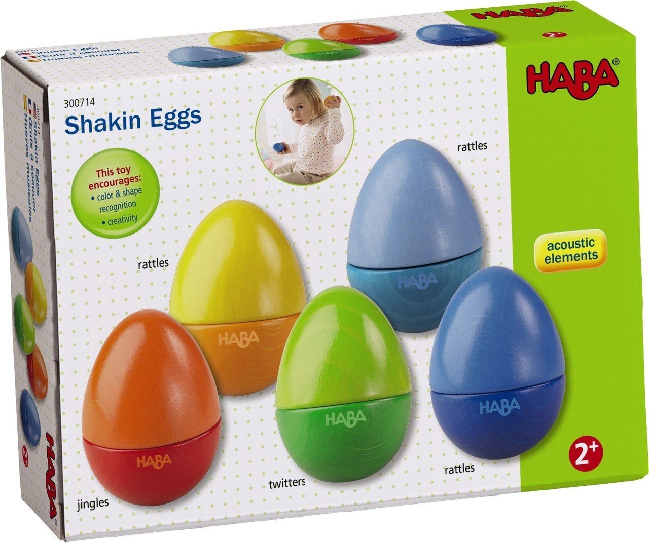 Shakin Eggs - Set of 5 by Haba Toys Haba   